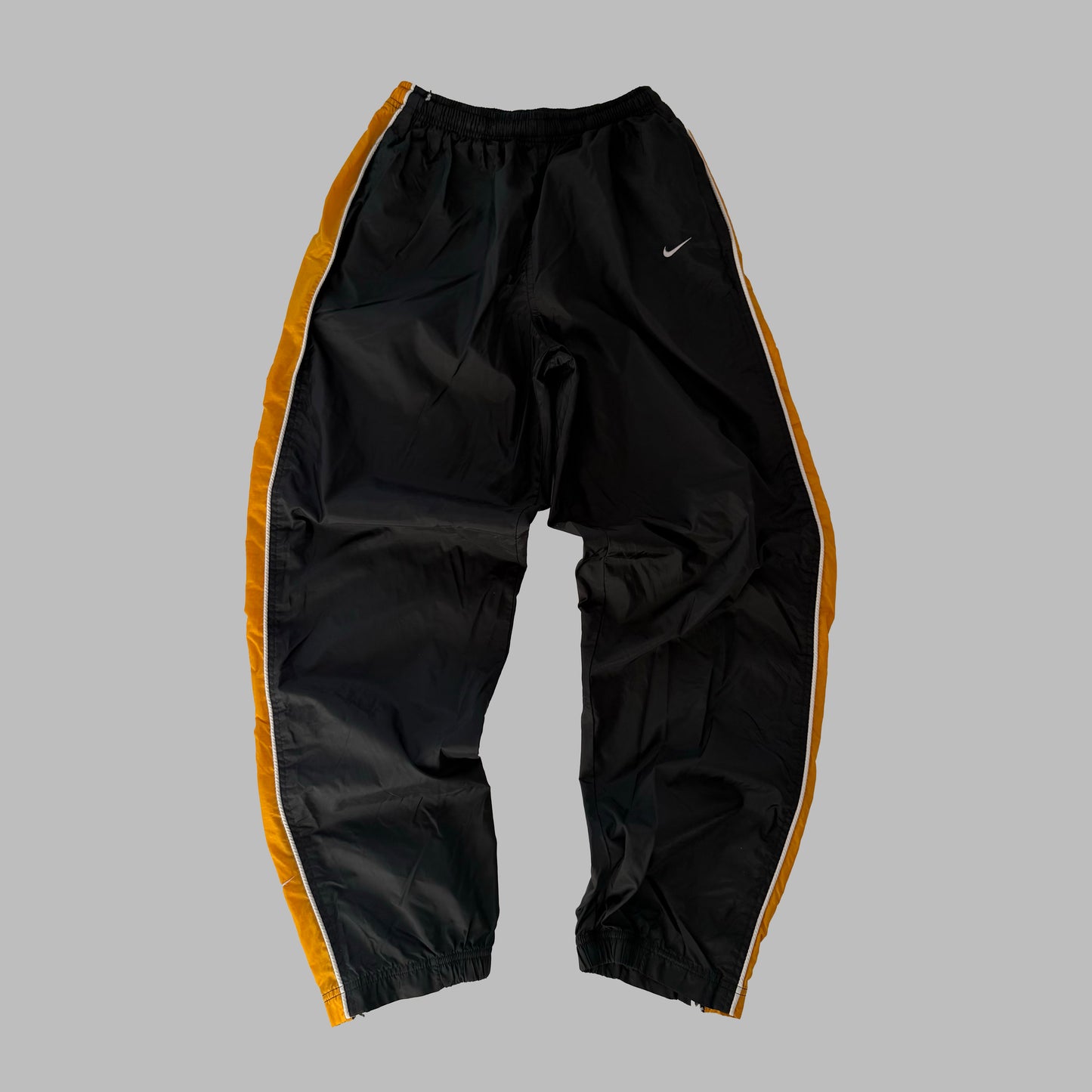 90s Nike Wide Leg Striped Track Pants - S
