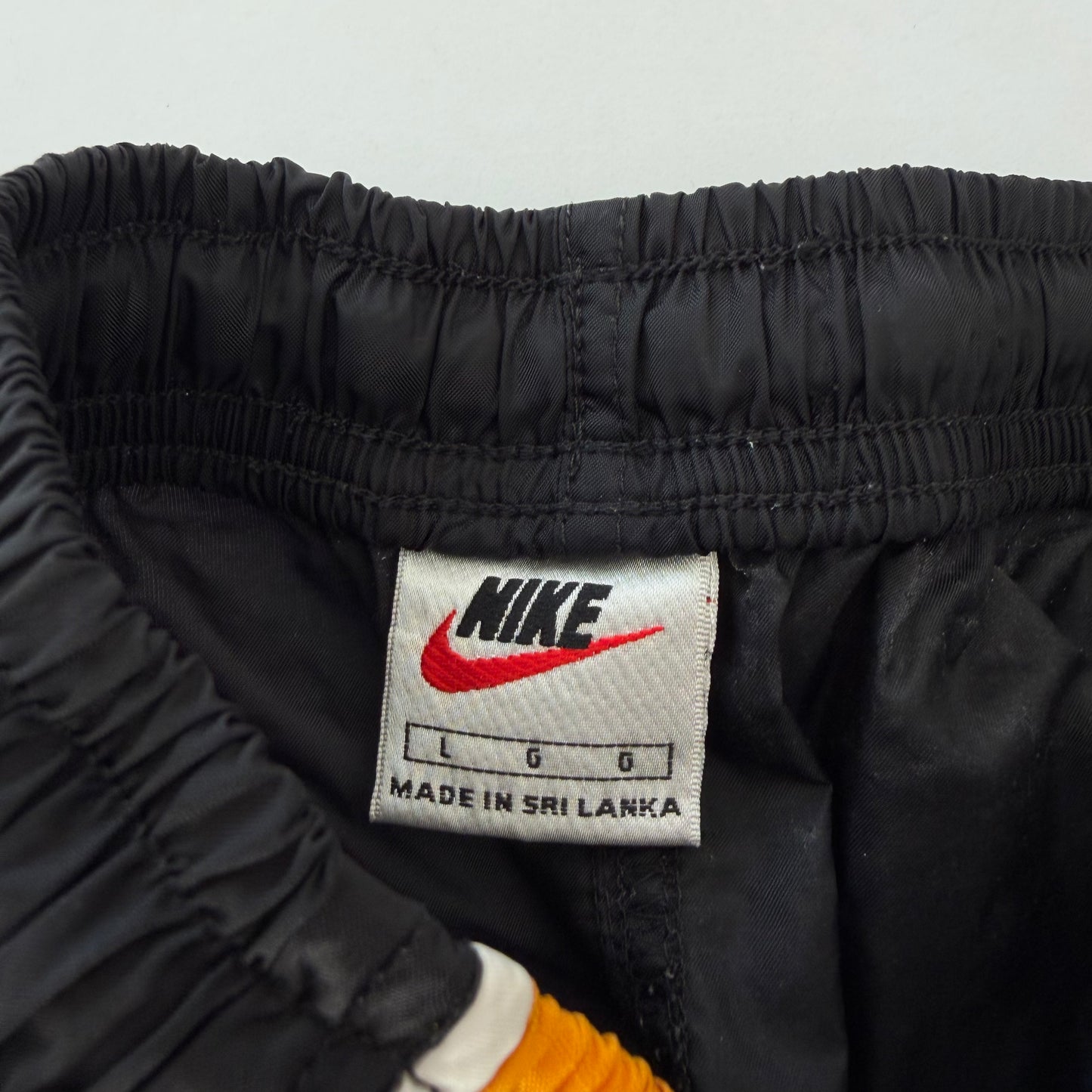 90s Nike Wide Leg Striped Track Pants - S