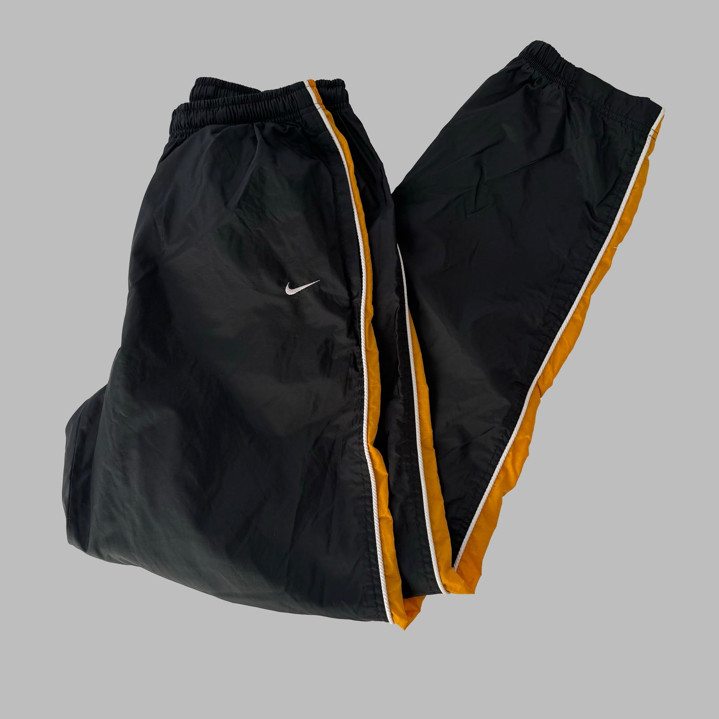 90s Nike Wide Leg Striped Track Pants - S
