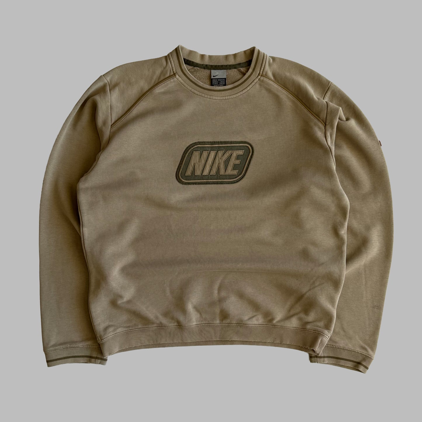 Y2K Nike Block Spell Out Sweatshirt - M