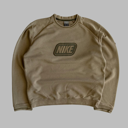 Y2K Nike Block Spell Out Sweatshirt - M