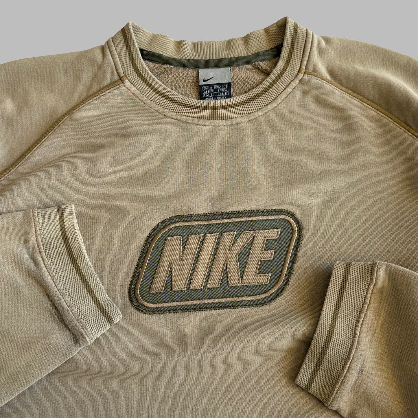 Y2K Nike Block Spell Out Sweatshirt - M