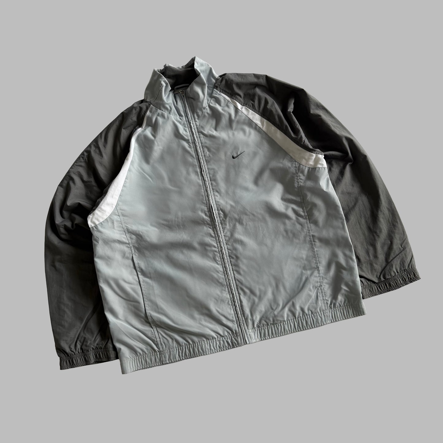 Y2K Nike Panelled Track Jacket - L