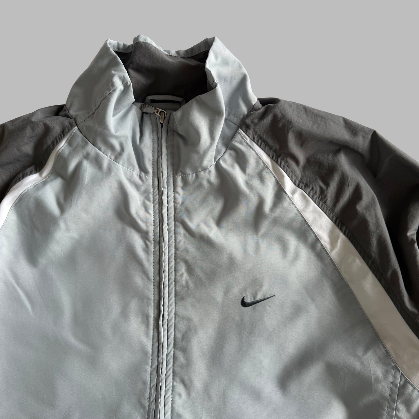 Y2K Nike Panelled Track Jacket - L