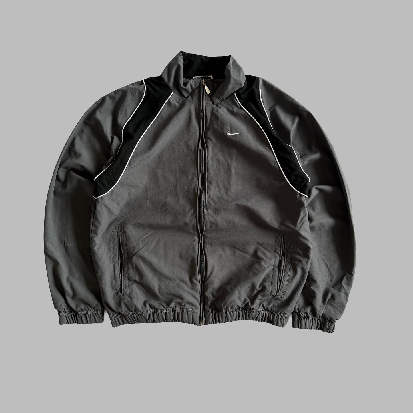 Y2K Nike Panelled Track Jacket - S