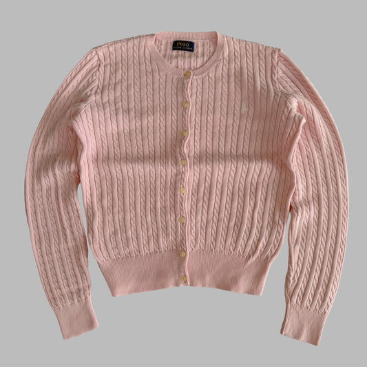 Ralph Lauren Cable Knit Cardigan - Small