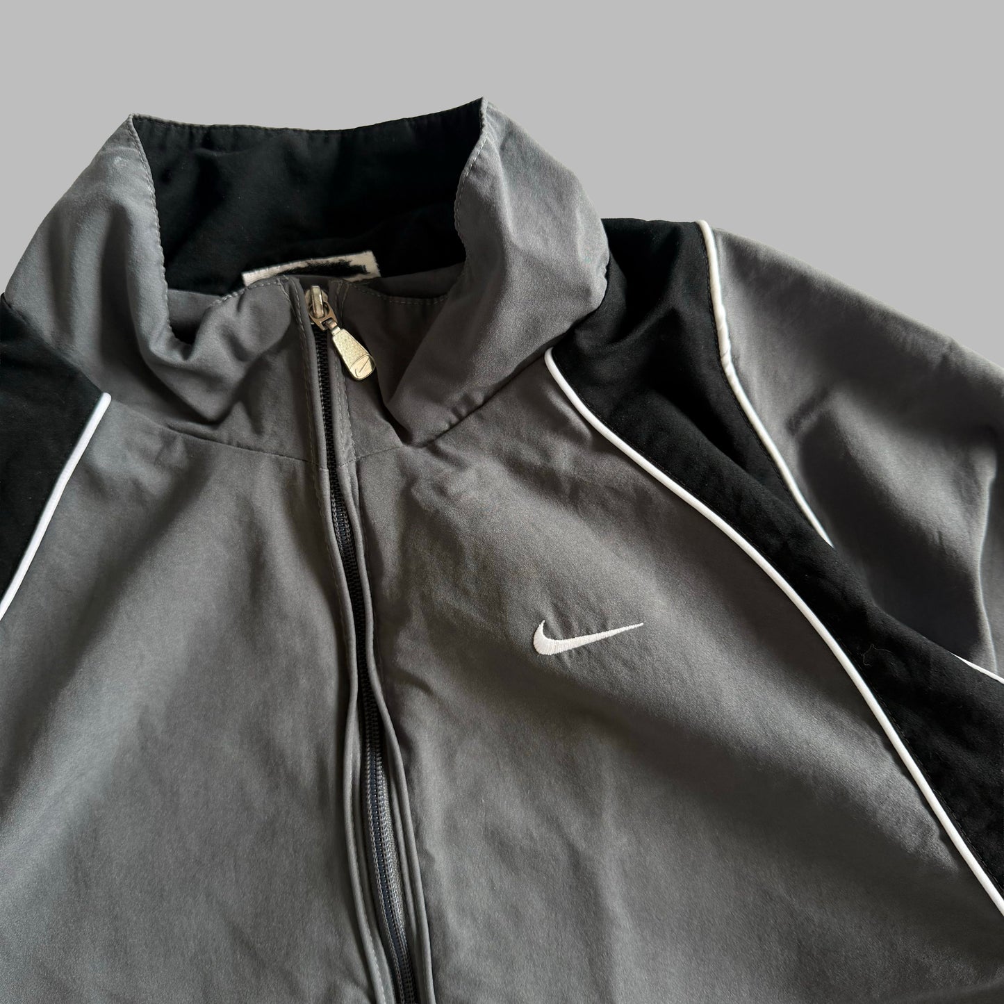 Y2K Nike Panelled Track Jacket - S