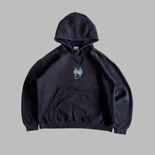 90s Nike Heavyweight Spell Out Hoodie - M