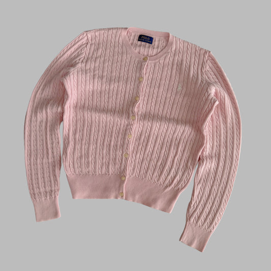 Ralph Lauren Cable Knit Cardigan - Small