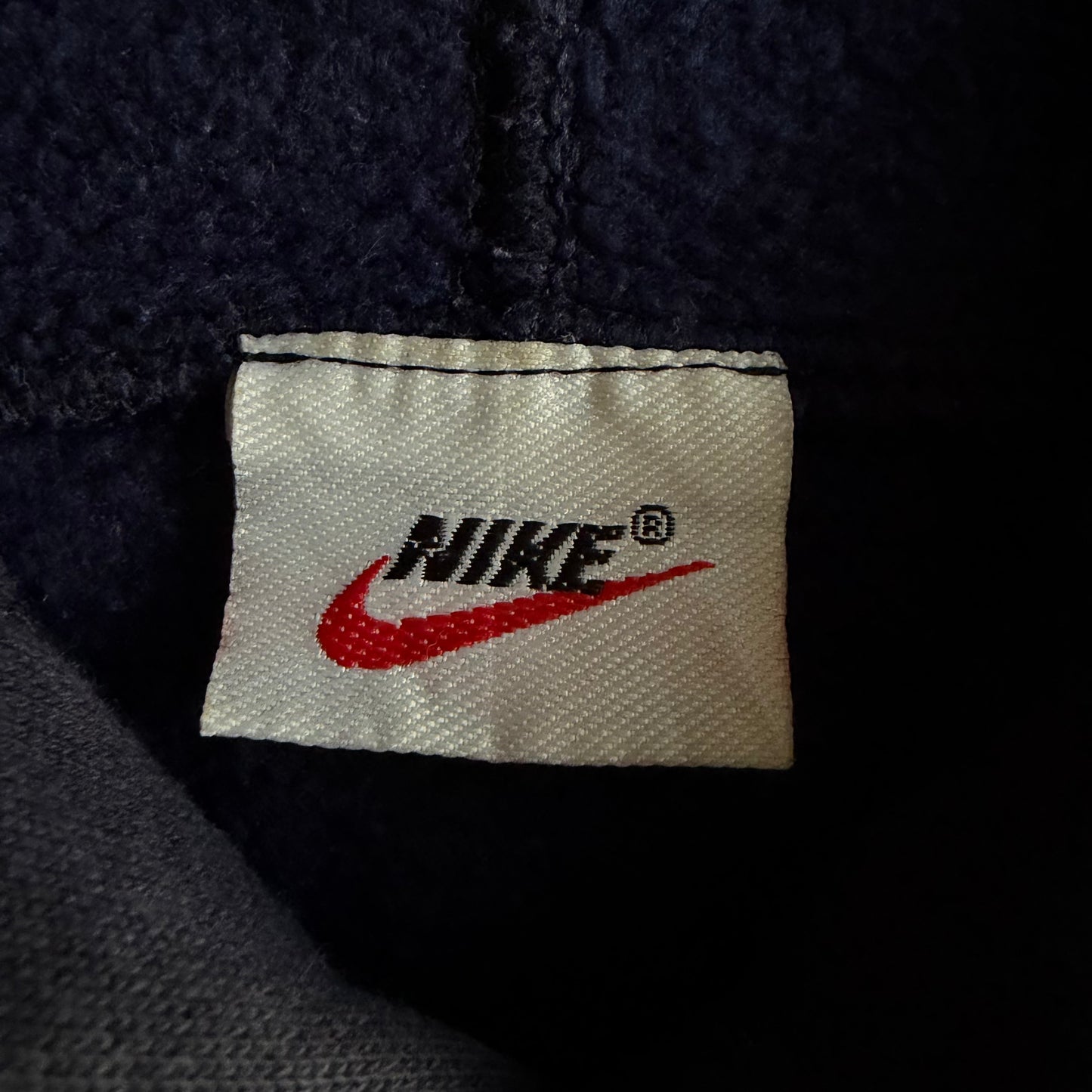 90s Nike Heavyweight Spell Out Hoodie - M