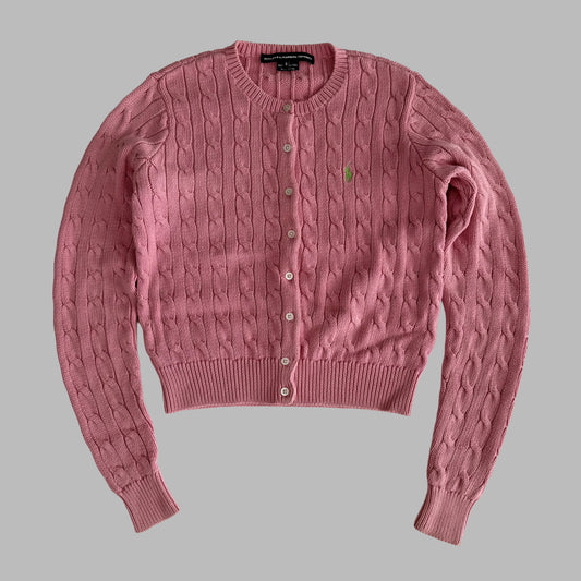 Ralph Lauren Cable Knit Cardigan - Small