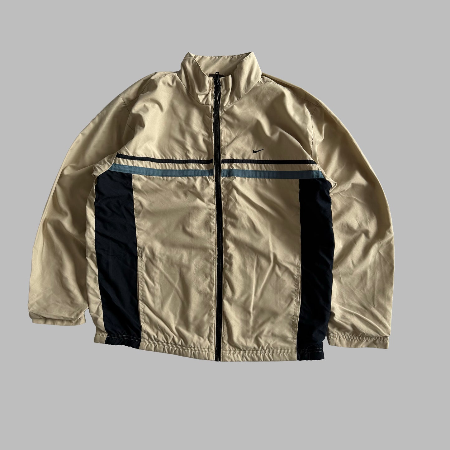 Y2K Nike Panelled Track Jacket - S