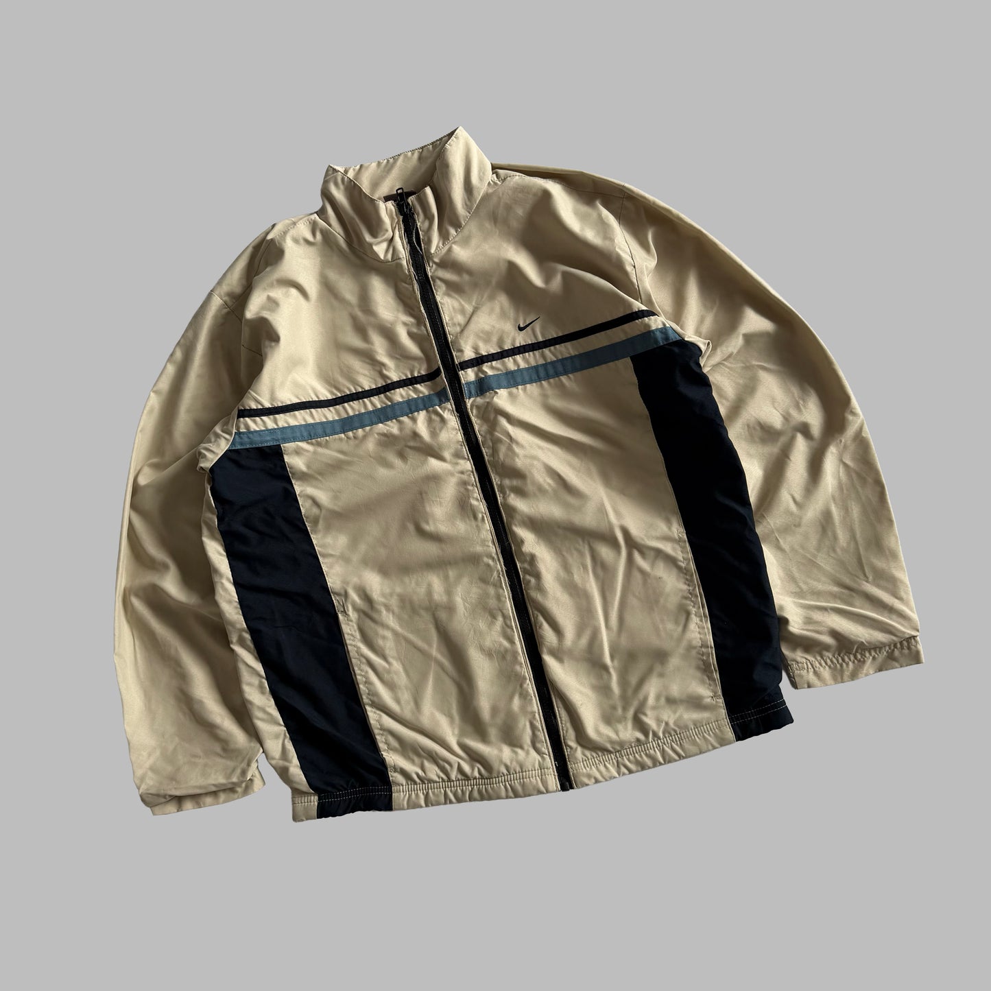 Y2K Nike Panelled Track Jacket - S