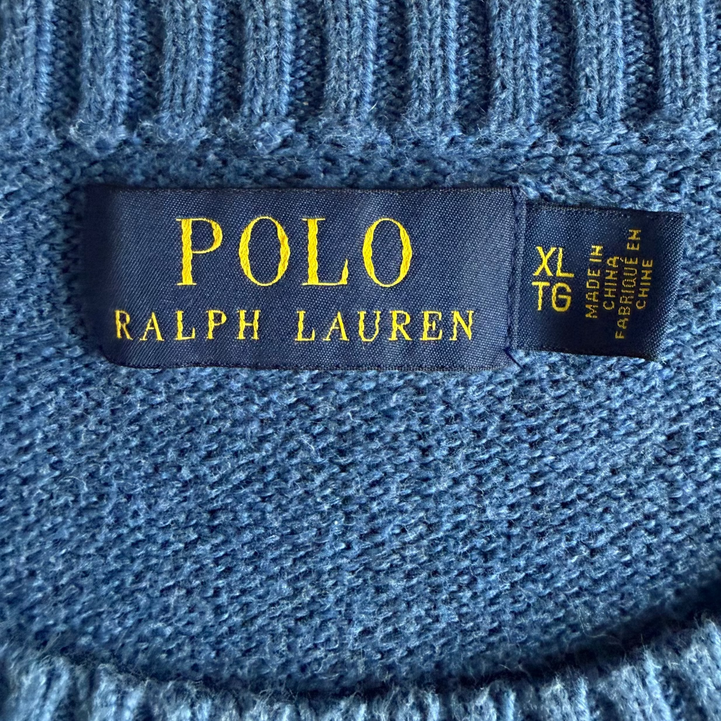 Polo Ralph Lauren Cotton Knit Sweater - XL
