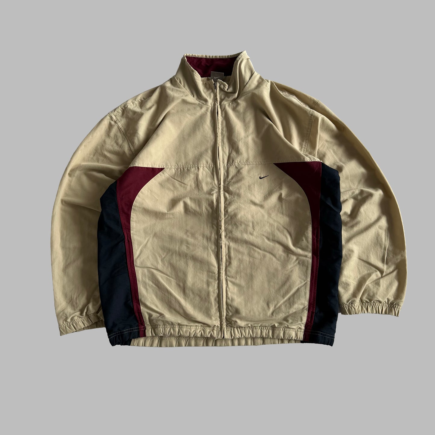 Y2K Nike Panelled Track Jacket - L