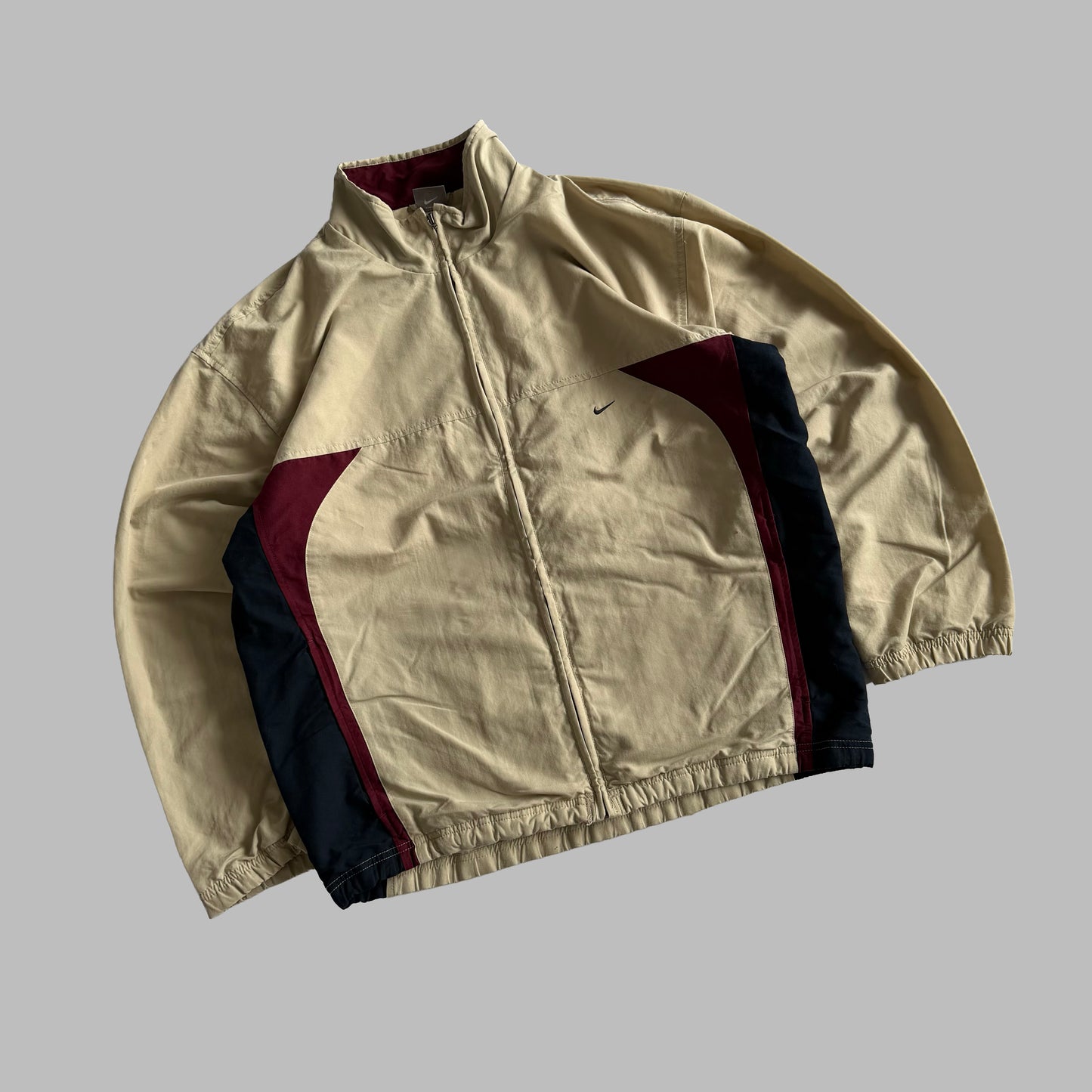 Y2K Nike Panelled Track Jacket - L