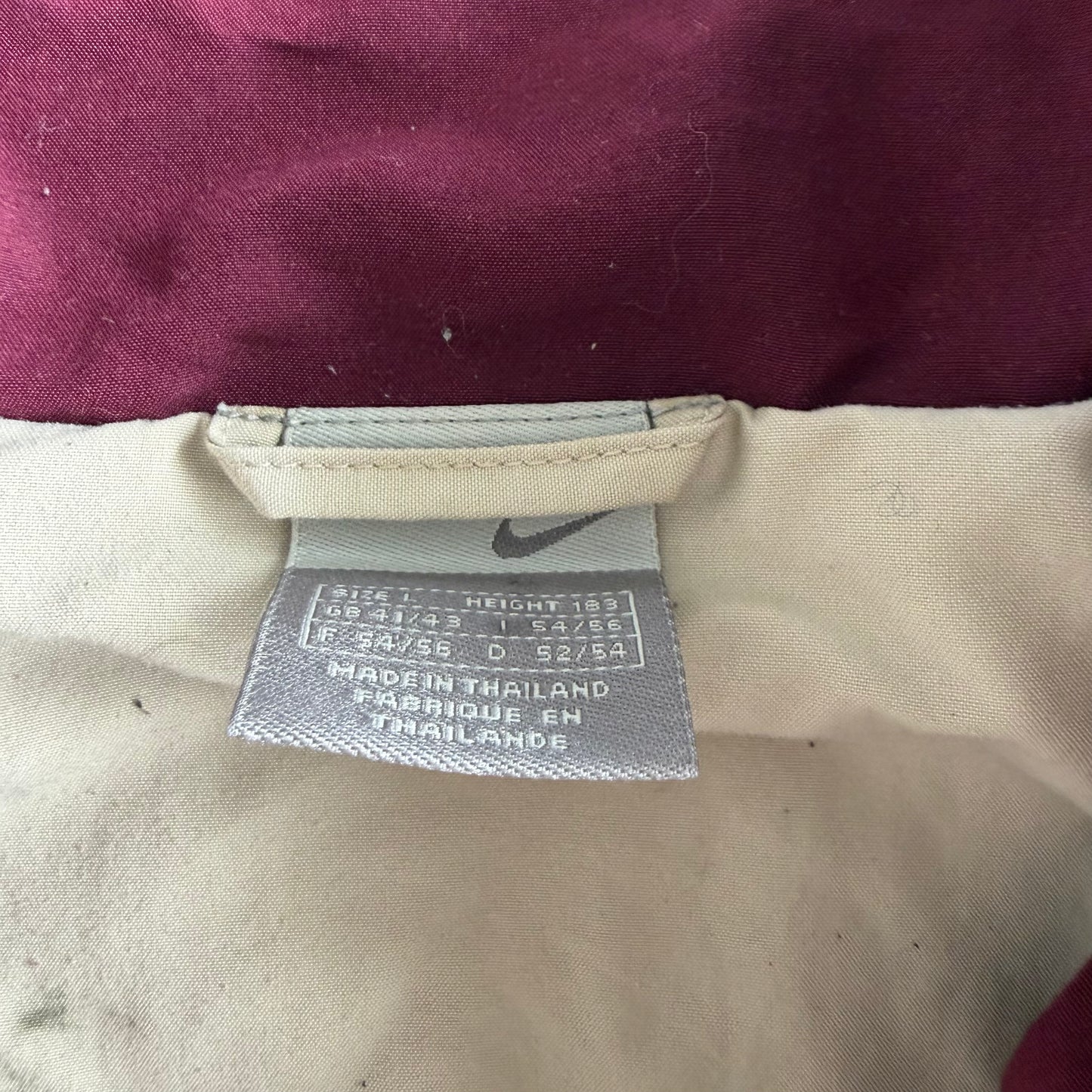 Y2K Nike Panelled Track Jacket - L