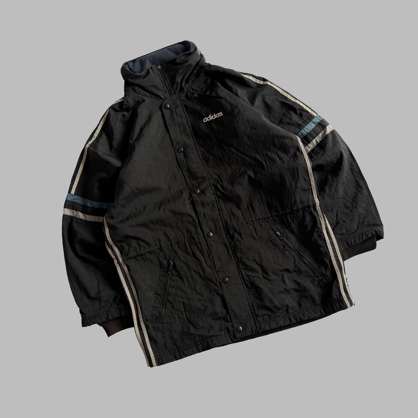 90s Adidas Heavyweight Track Jacket - L