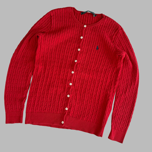 Ralph Lauren Cable Knit Cardigan - Medium