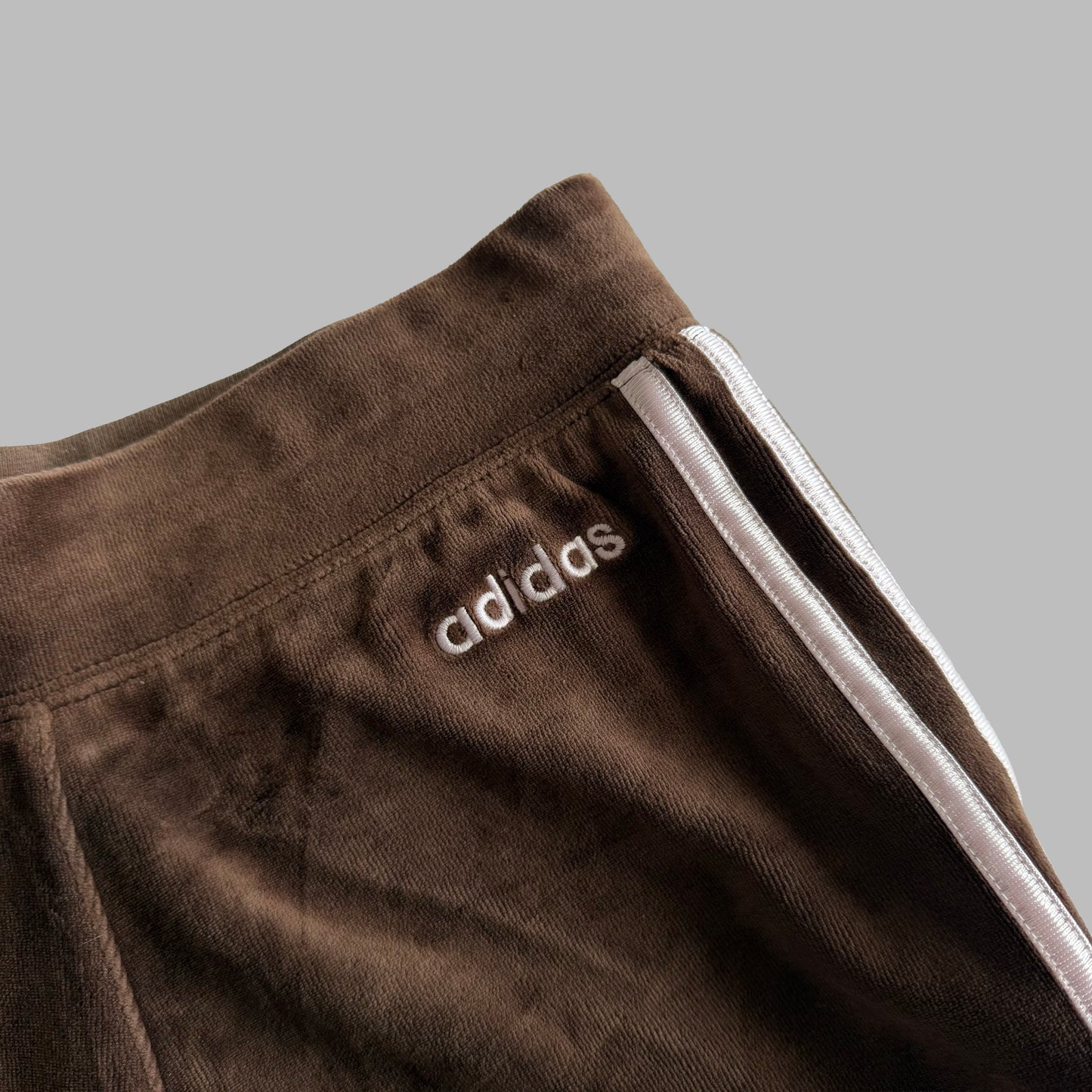 Y2K Adidas Three Stripe Towel Capris - XS