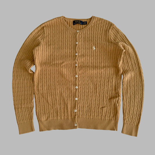 Ralph Lauren Cable Knit Cardigan - Large