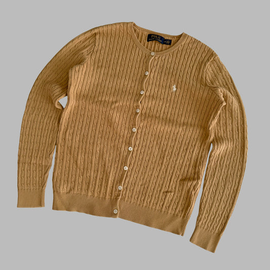 Ralph Lauren Cable Knit Cardigan - Large