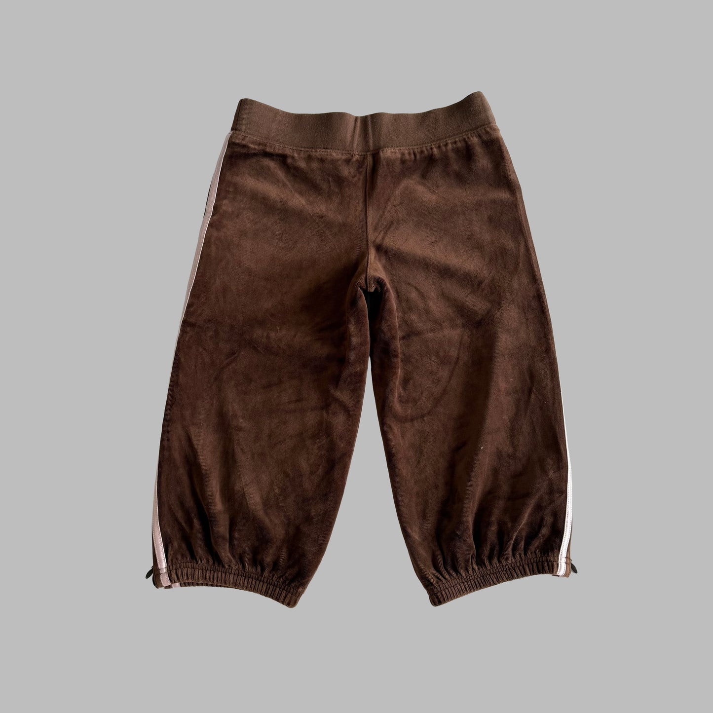 Y2K Adidas Three Stripe Towel Capris - XS