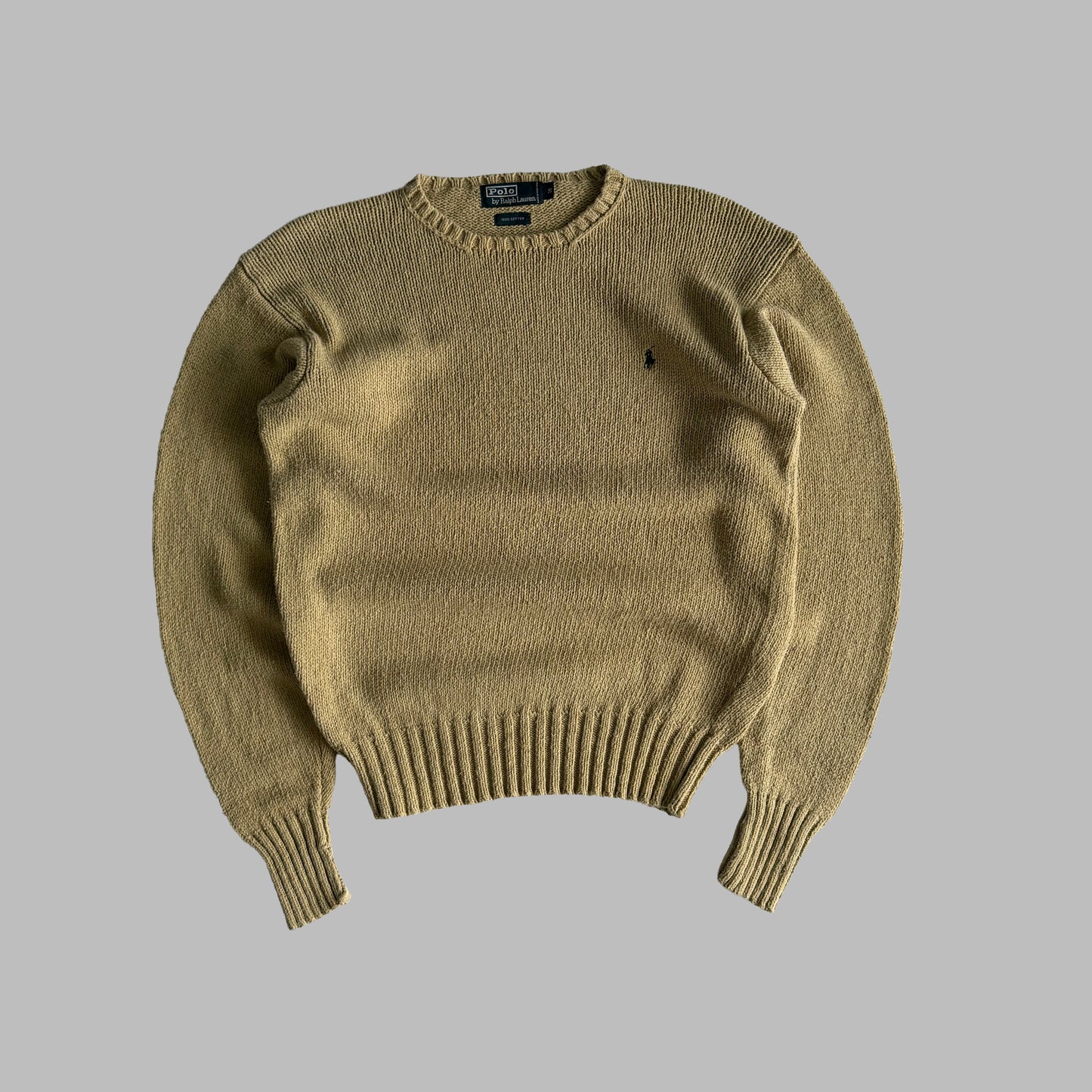 90s Polo Ralph Lauren Heavyweight Knit Sweater - L