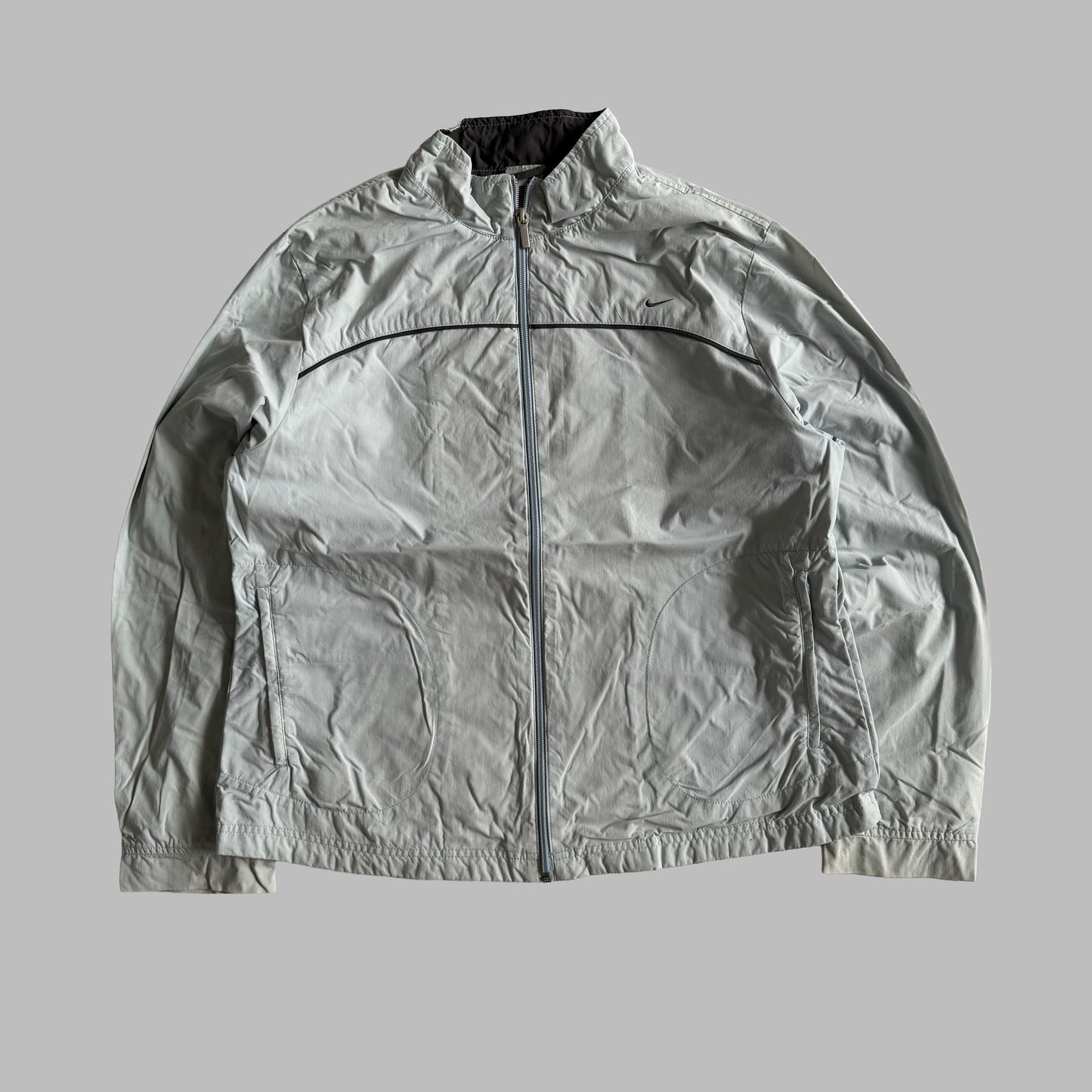 Y2K Nike Panelled Track Jacket - XL