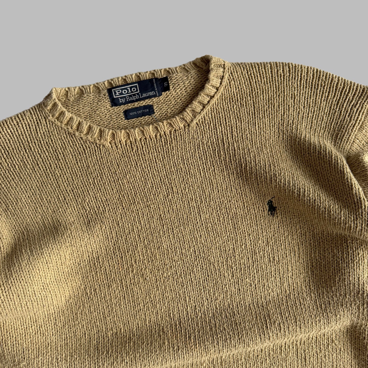 90s Polo Ralph Lauren Heavyweight Knit Sweater - L