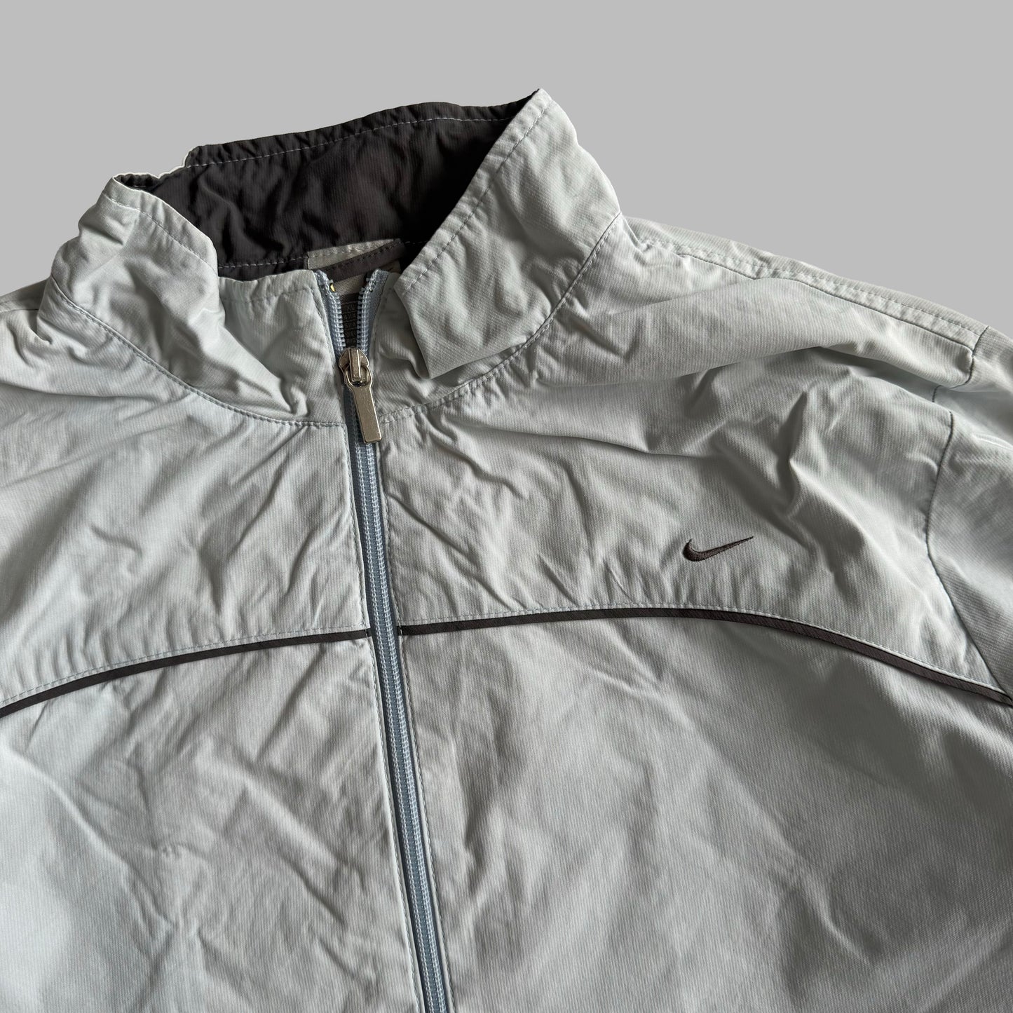 Y2K Nike Panelled Track Jacket - XL