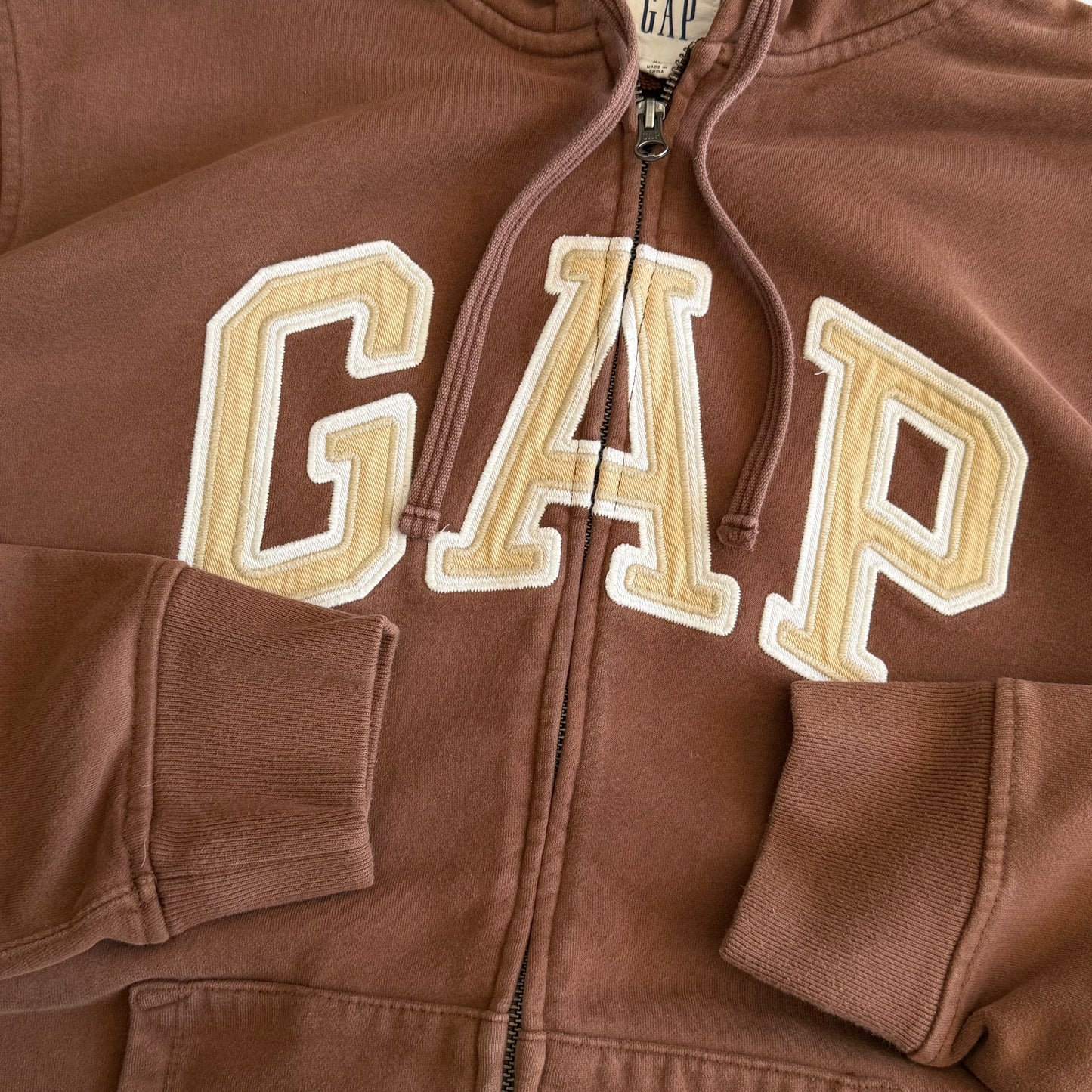 Y2K Brown Gap Hoodie - XL