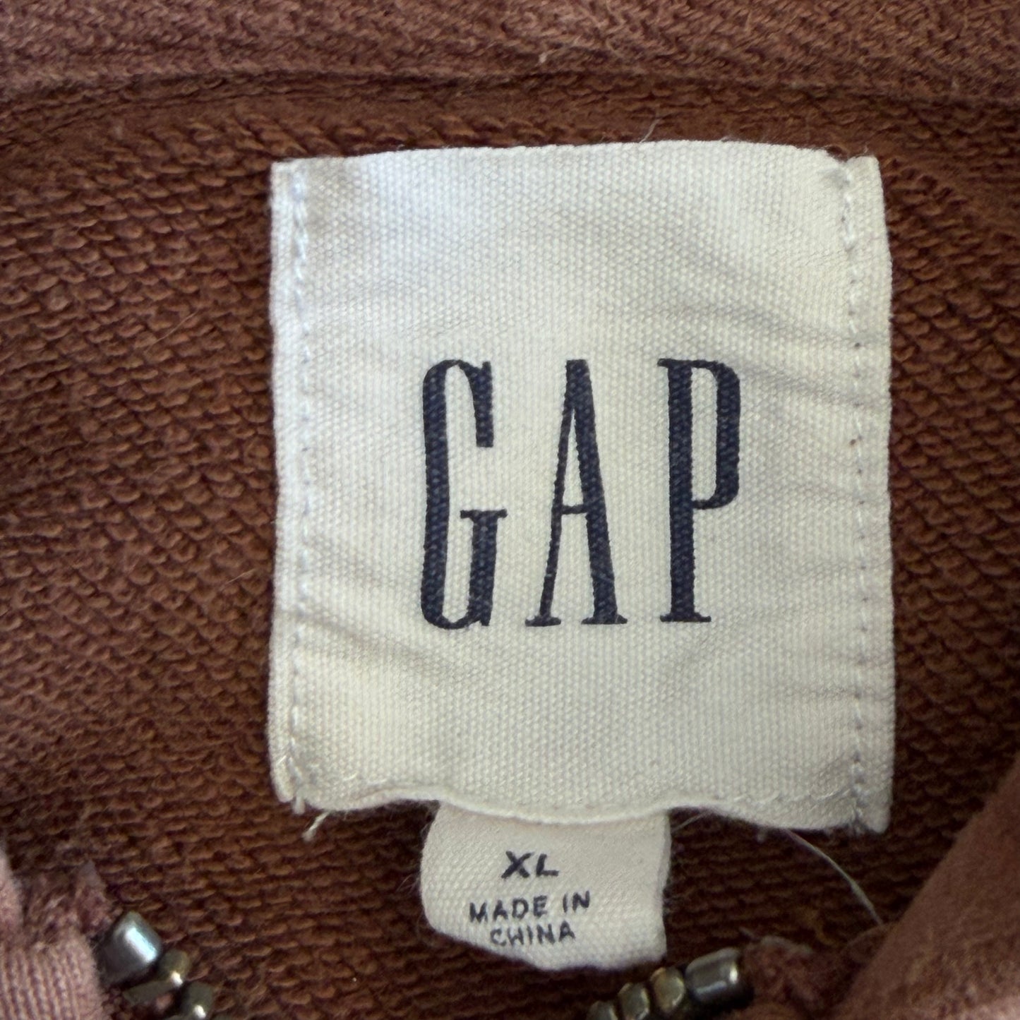 Y2K Brown Gap Hoodie - XL