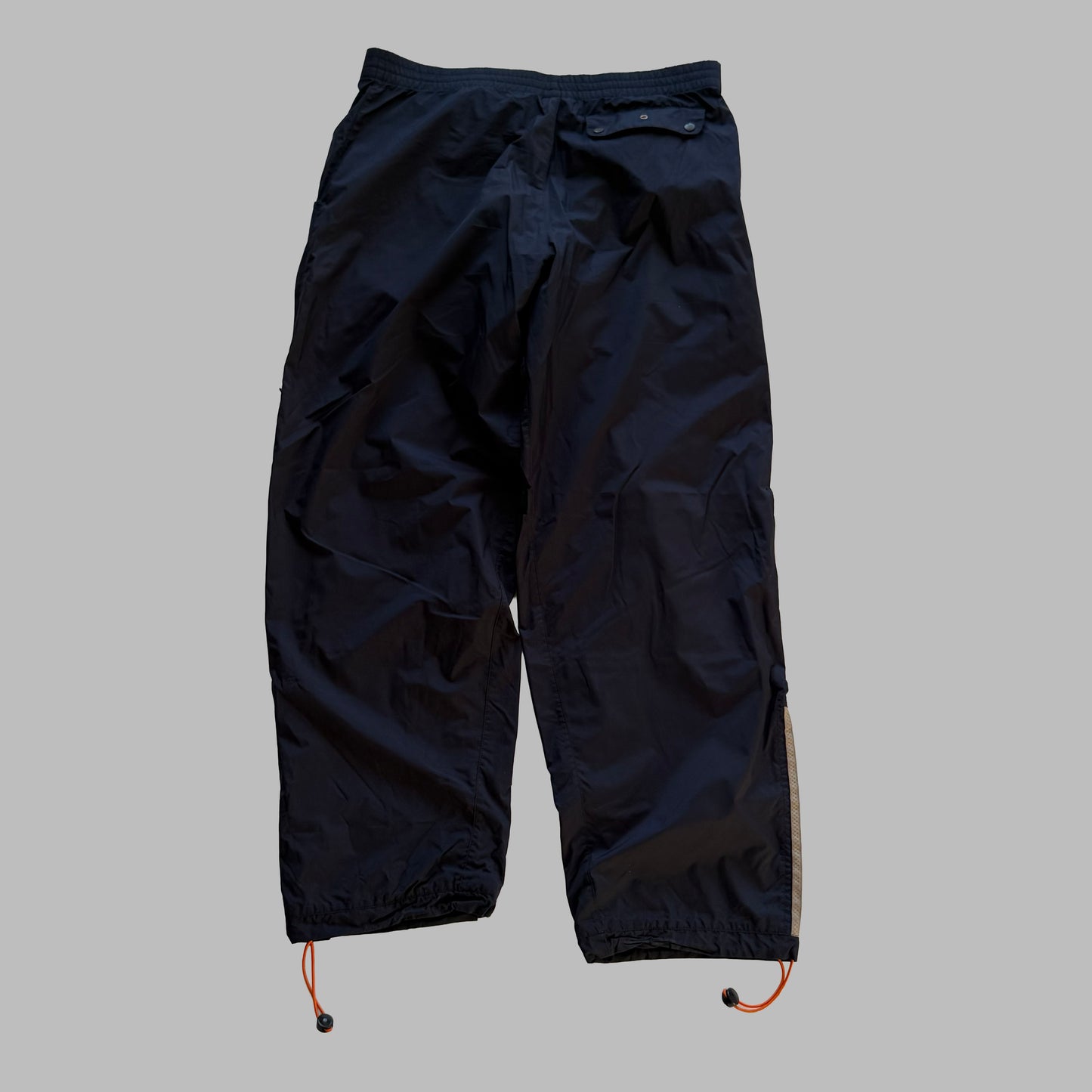 90s Adidas Three Stripe Parachute Pants - L