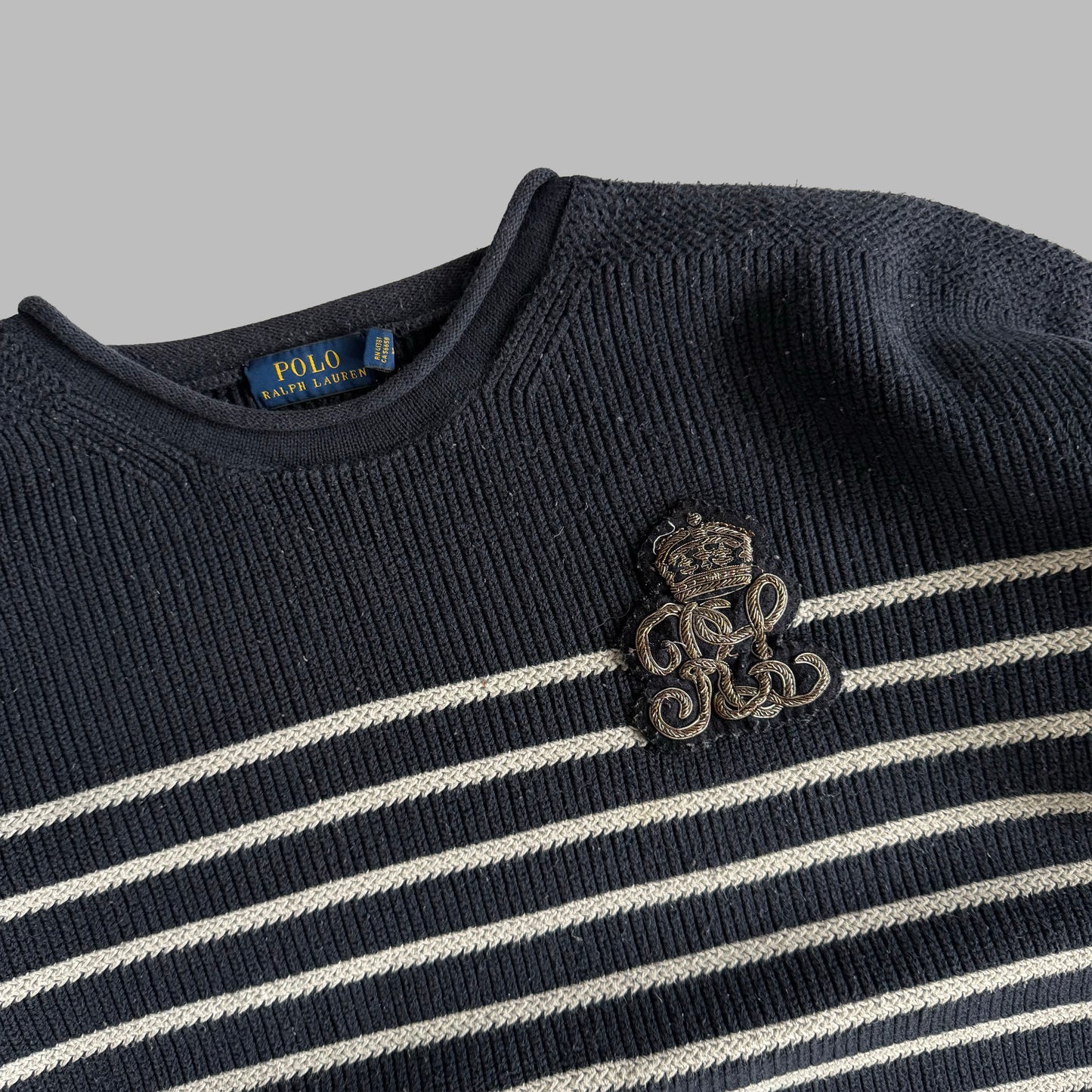 Polo Ralph Lauren Striped Knit Sweater - L