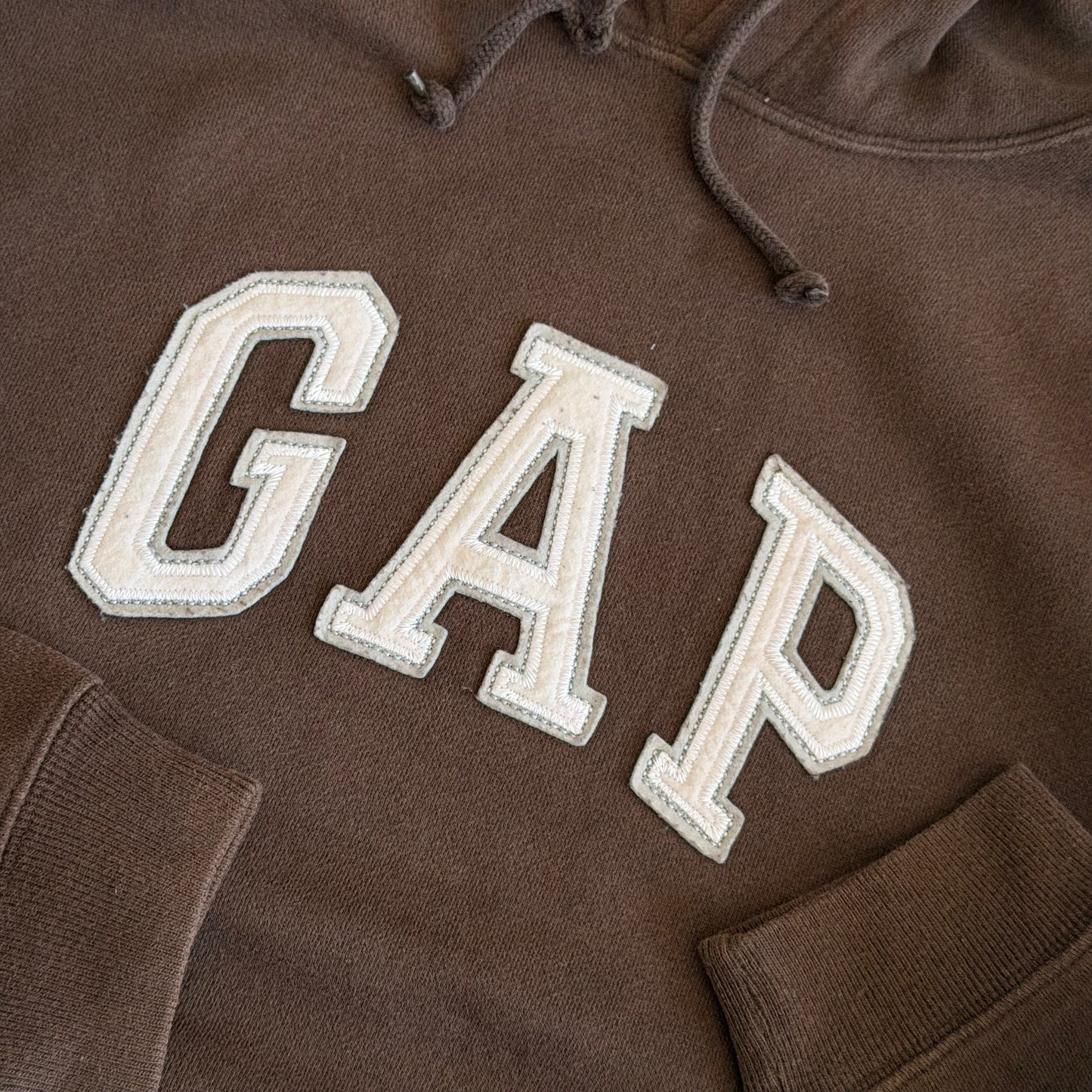 Y2K Brown Gap Hoodie - M