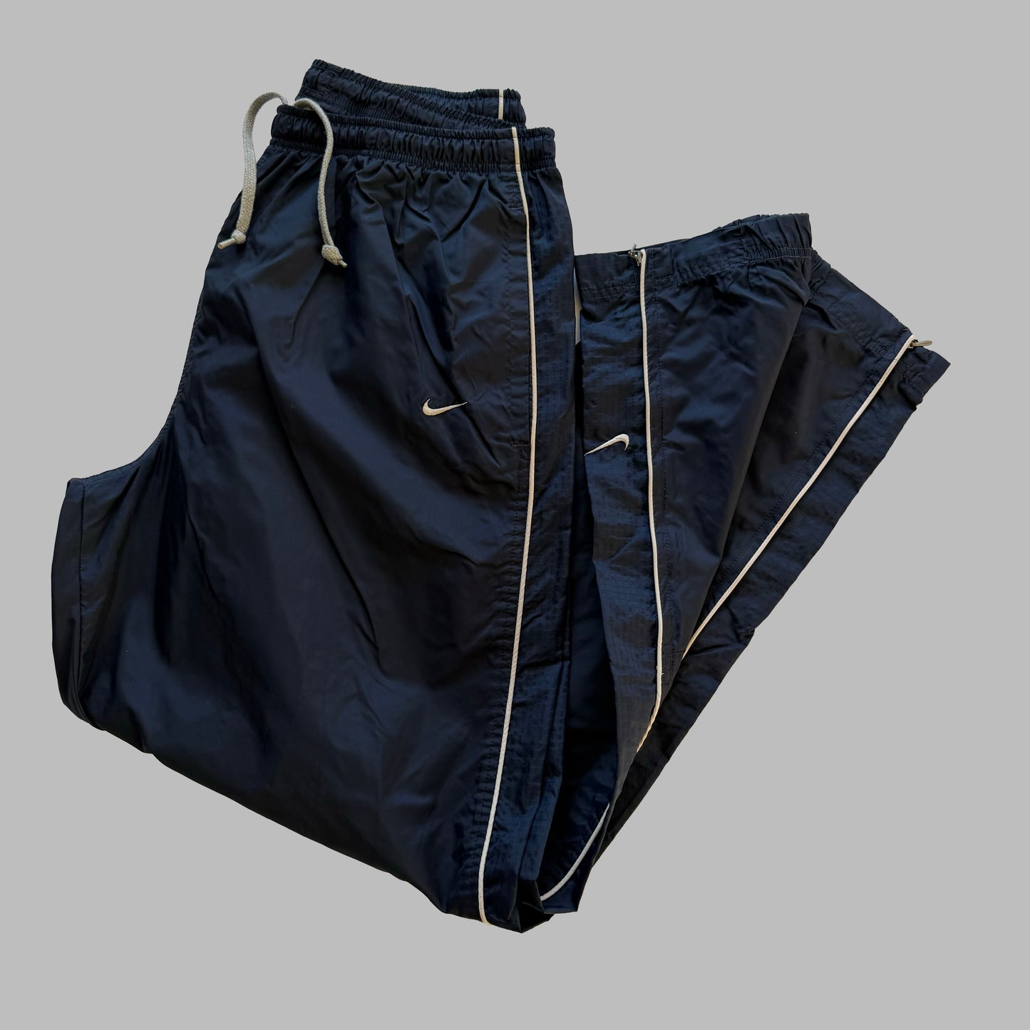 90s Nike Baggy Striped Pants - L