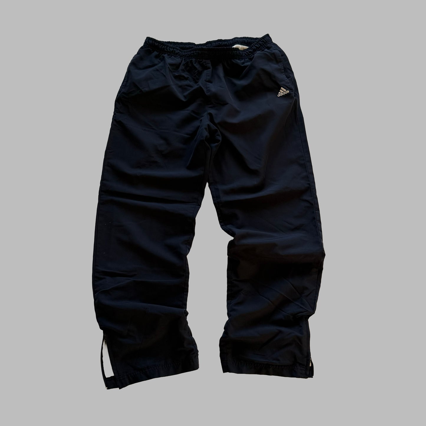 Y2K Adidas Minimal Baggy Track Pants - M