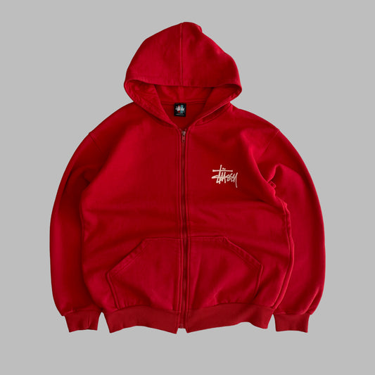 90s Stussy Rasta Jazz Man Hoodie - L