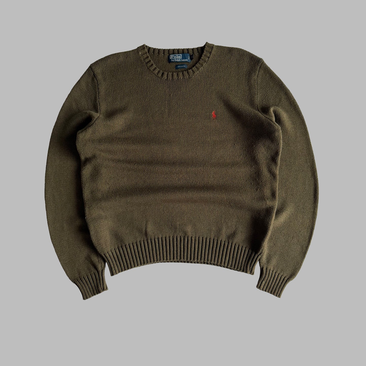 90s Polo Ralph Lauren Heavyweight Knit Sweater - M