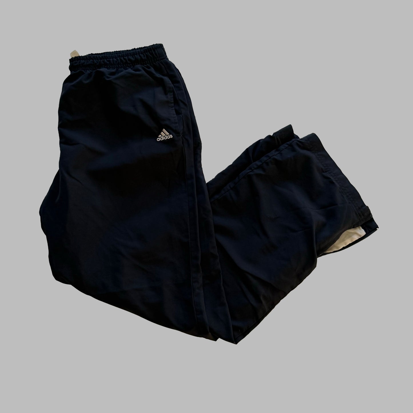 Y2K Adidas Minimal Baggy Track Pants - M