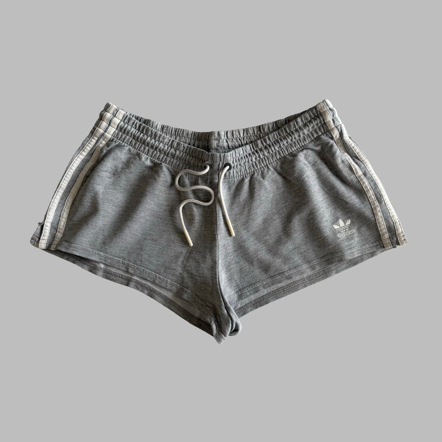 Y2K Adidas Three Stripe Micro Shorts - S