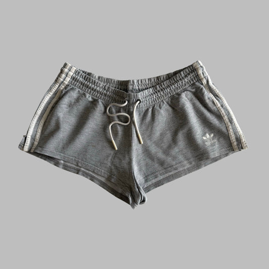 Y2K Adidas Three Stripe Micro Shorts - S