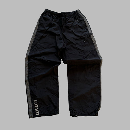Y2K Nike Wide Leg Spell Out Track Pants - M