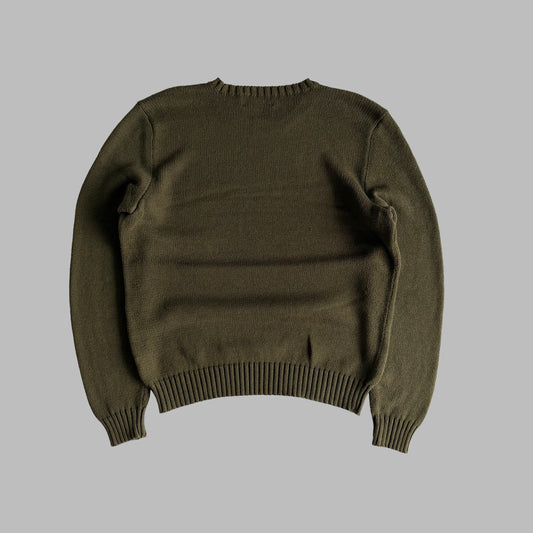 90s Polo Ralph Lauren Heavyweight Knit Sweater - M