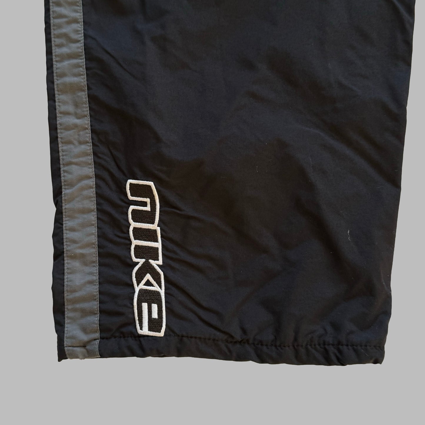Y2K Nike Wide Leg Spell Out Track Pants - M