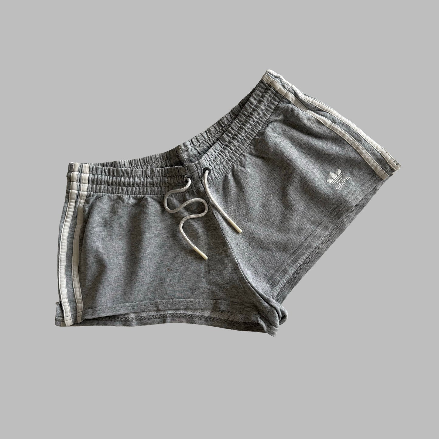 Y2K Adidas Three Stripe Micro Shorts - S
