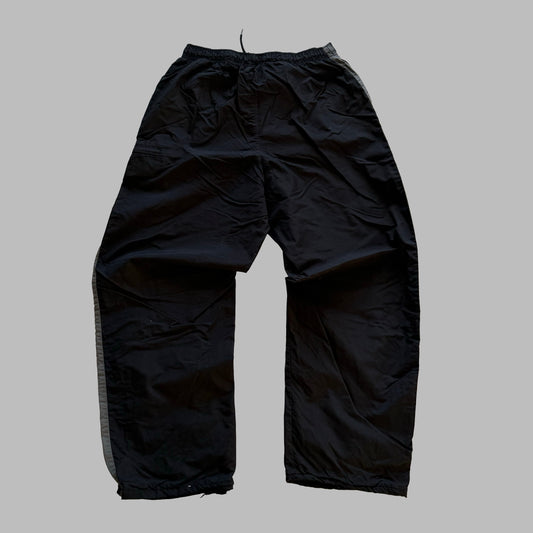 Y2K Nike Wide Leg Spell Out Track Pants - M
