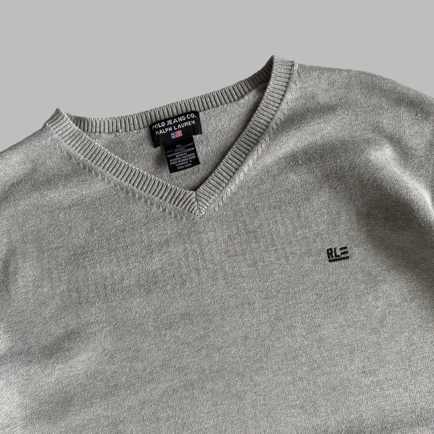 Y2K Polo Ralph Lauren Lightweight Knit Sweater - XL