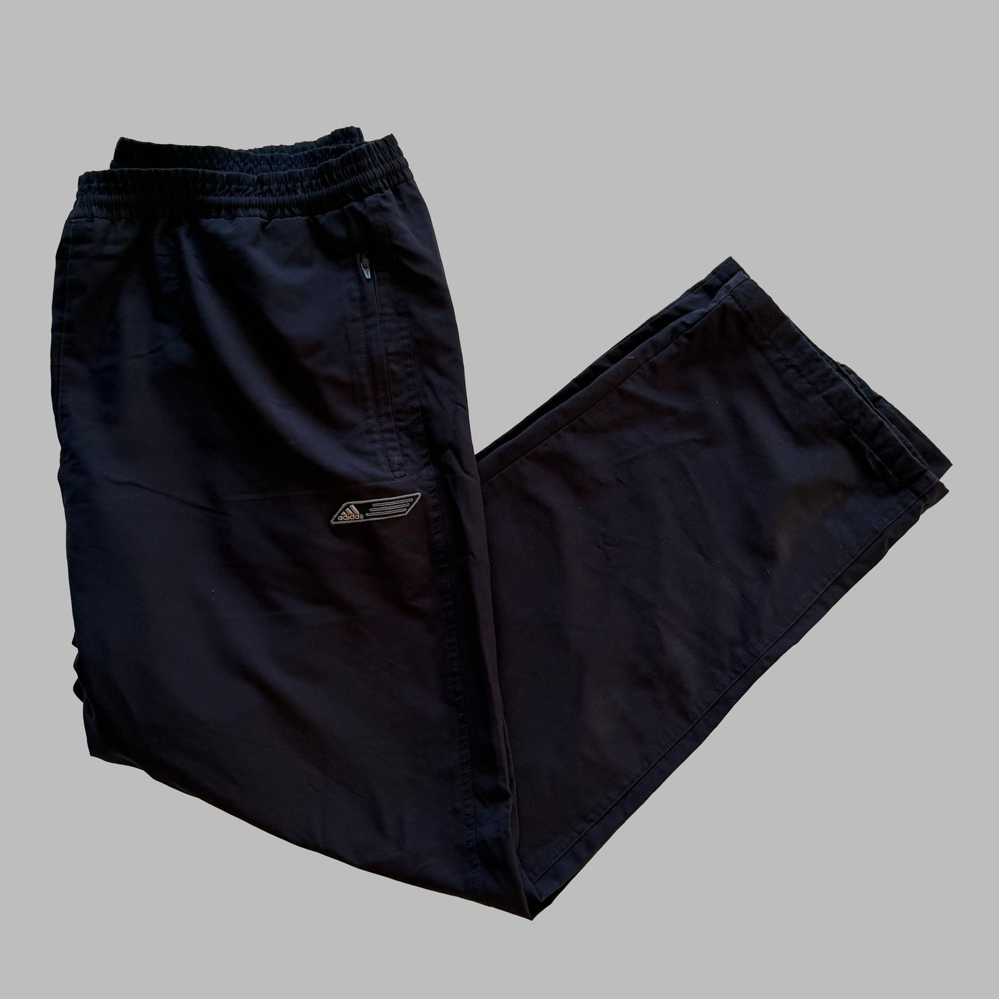 Y2K Adidas Lightweight Straight Leg Track Pants - XL